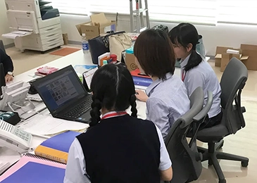 職場体験の様子 大分県内企業