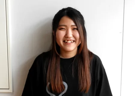 健康調理科・健康進学コース　 平成30年３月卒業 園田彩咲華さん（王子中学校出身）