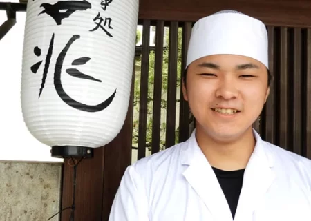 健康調理科・調理コース　 平成27年３月卒業 中村香月さん（滝尾中学校出身）