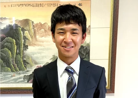 普通科 スポーツ強化コース　 平成29年３月卒業 永野拓実さん（滝尾中学校出身）