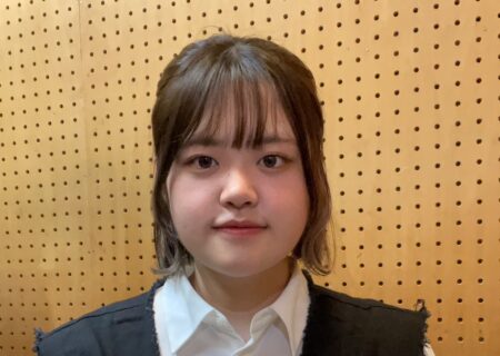 こども教育科　令和５年３月卒業 草刈ありささん（大在中学校出身）
