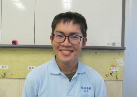 普通科 ITライセンスコース　令和４年３月卒業 庄本滉さん（南大分中学校出身）